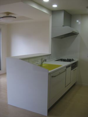 奥様ご希望の対面キッチンに 奥様ご希望の対面キッチンに